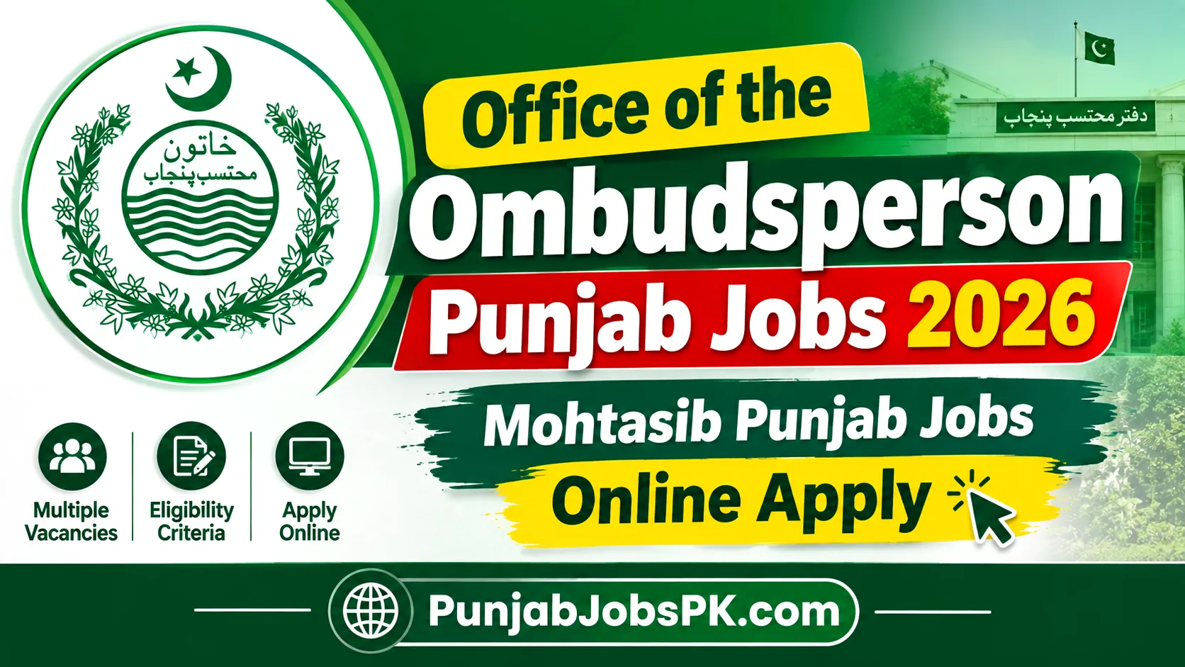 Office of the Ombudsperson Punjab Jobs