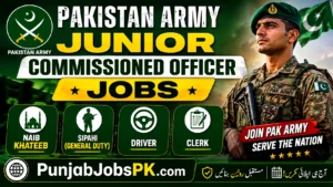 Pakistan Army Junior Commissioned Officer Jobs