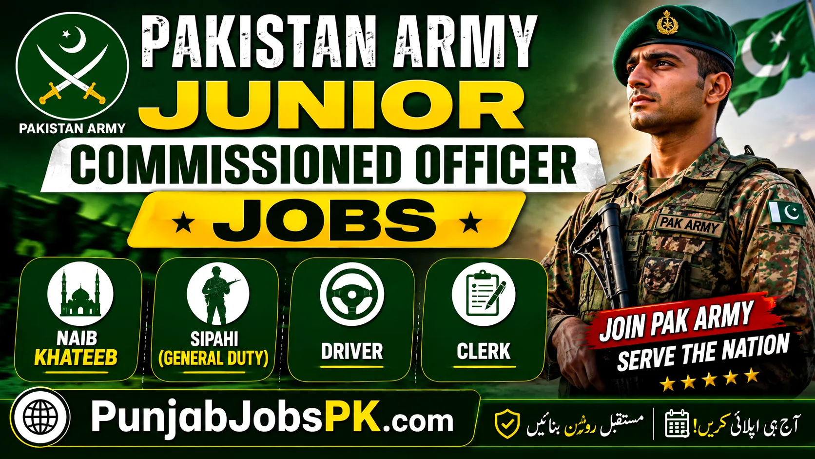 Pakistan Army Junior Commissioned Officer Jobs