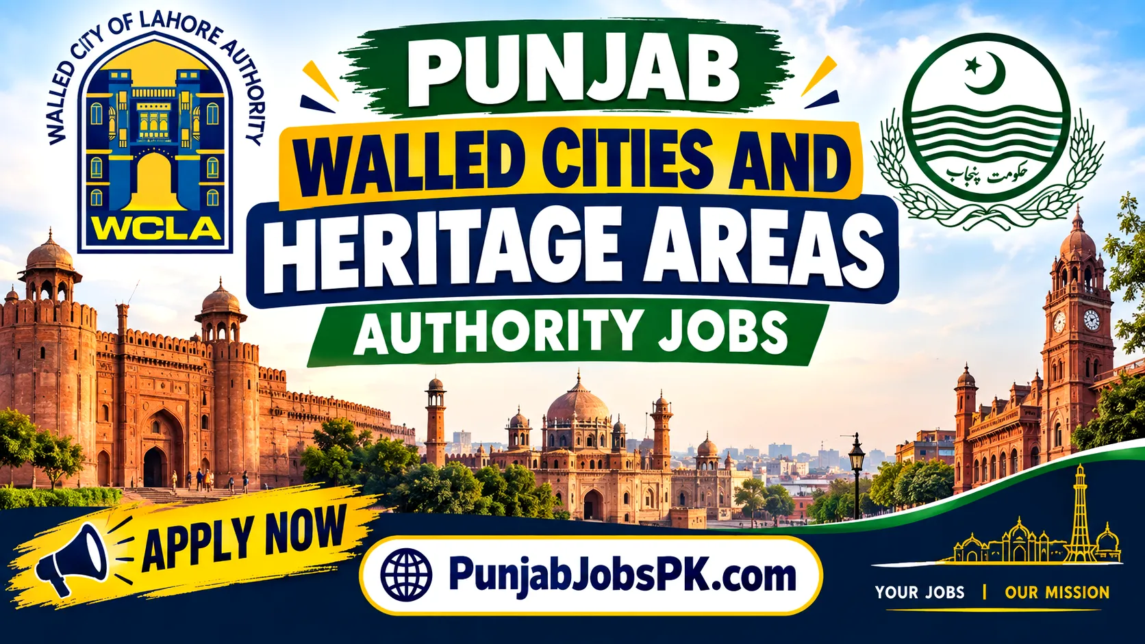 Punjab Walled Cities and Heritage Areas Authority Jobs
